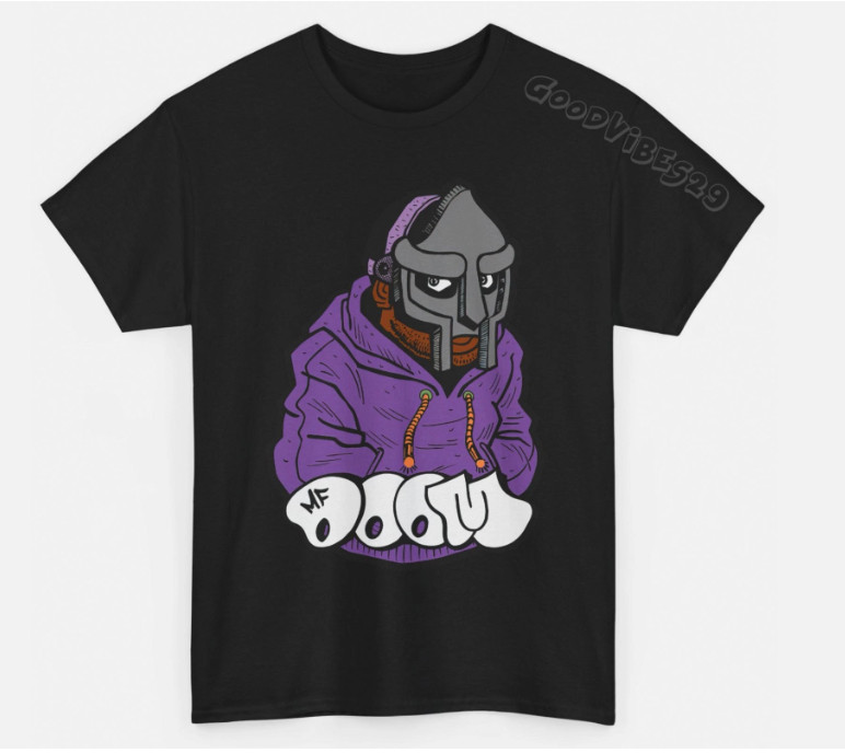 MF Doom Purple Hoodie Vintage 90s Rap Hip Hop S-5XL Tee Men Women Unisex
