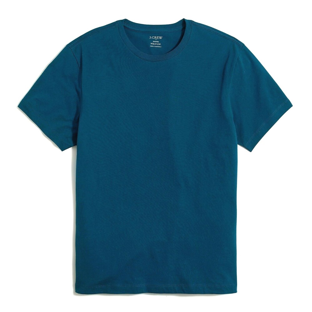 J Crew Mens No Pocket Jersey T Shirt Bermuda Blue Sizes L, XL. MSRP: 24.50