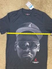 Air Jordan MJ Core Blank Diamond 45 T Shirt Mens Medium Black No But He Tried