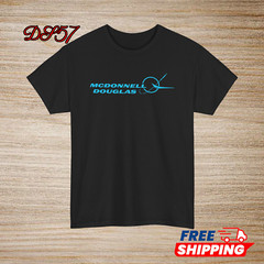 McDonnell Douglas Aircraft Logo Black/Navy/White/Grey/Red/Blue T-Shirt S-5XL
