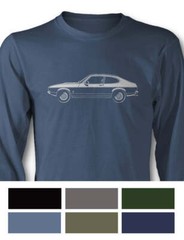 Ford Capri MK II Coupe T-Shirt – Long Sleeves – Side View