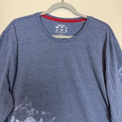 Justice League Shirt Mens XL Blue Long Sleeve Batman Superman Graphic Tee