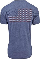 Glock Pistol Flag T-Shirt Heather Navy Cotton Short Sleeve AA7515 Fast Free Ship