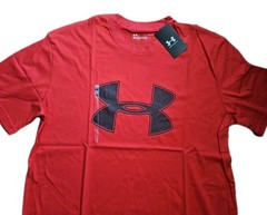 Under Armour Men’s T-Shirt Short Sleeve Athletic UA Logo Graphic Cotton Shirt L.