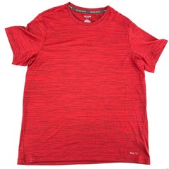 Men’s Red Tek Gear® Dry Tek Tee in Cherry Large