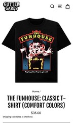 The Funhouse Shirt L Gutter Garbs Fright Rags Cavity Colors Terror Threads