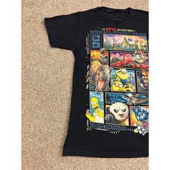 Universal Studios Orlando Resort T Shirt Small Black Excellent Epic Adventures