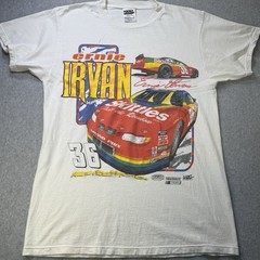 Vintage 90s Ernie Irvan NASCAR Skittles #36 Racing T-Shirt Tultex M