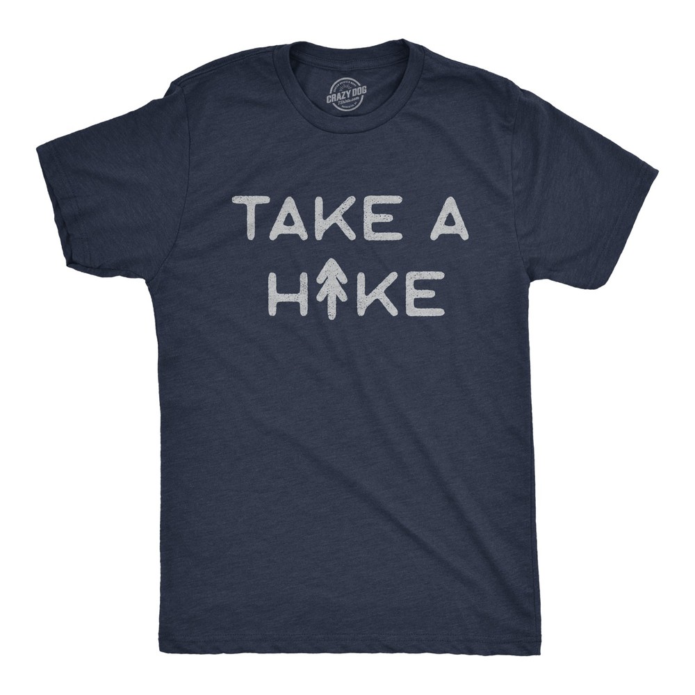 Mens Take A Hike T Shirt Funny Outdoor Adventure Camping Graphic Tee