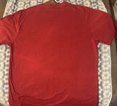 Vintage Southpole T-Shirt Red Graphic Tee Silver Foil Eagle XXL Y2K Baggy NWT