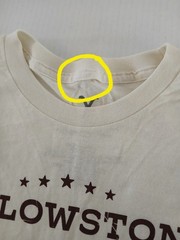 Yellowstone Size S T-Shirt – We Don’t Choose the Way Cream Color 100% Cotton