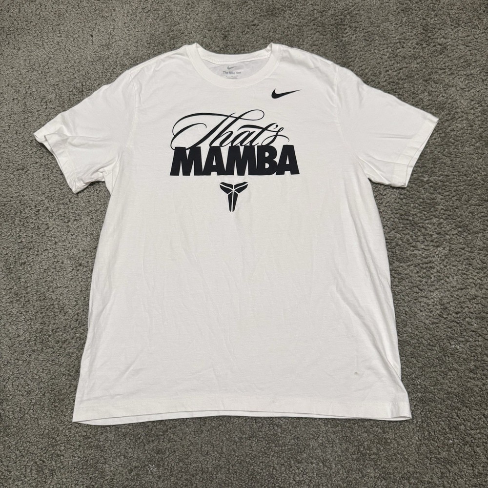Nike Kobe Bryant “That’s Mamba” White Graphic T-Shirt – Size XL