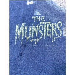 Vintage The Munsters T-Shirt Mens LARGE Black Herman Munster Distressed Graphic