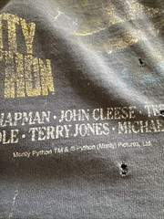 1990s Vintage Monty Python and The Holy Grail Movie Promo T-Shirt Large