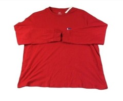 George Men’s Pick Color Long Sleeve Crew-Neck Solid Plain T-Shirts Tee: S-XL