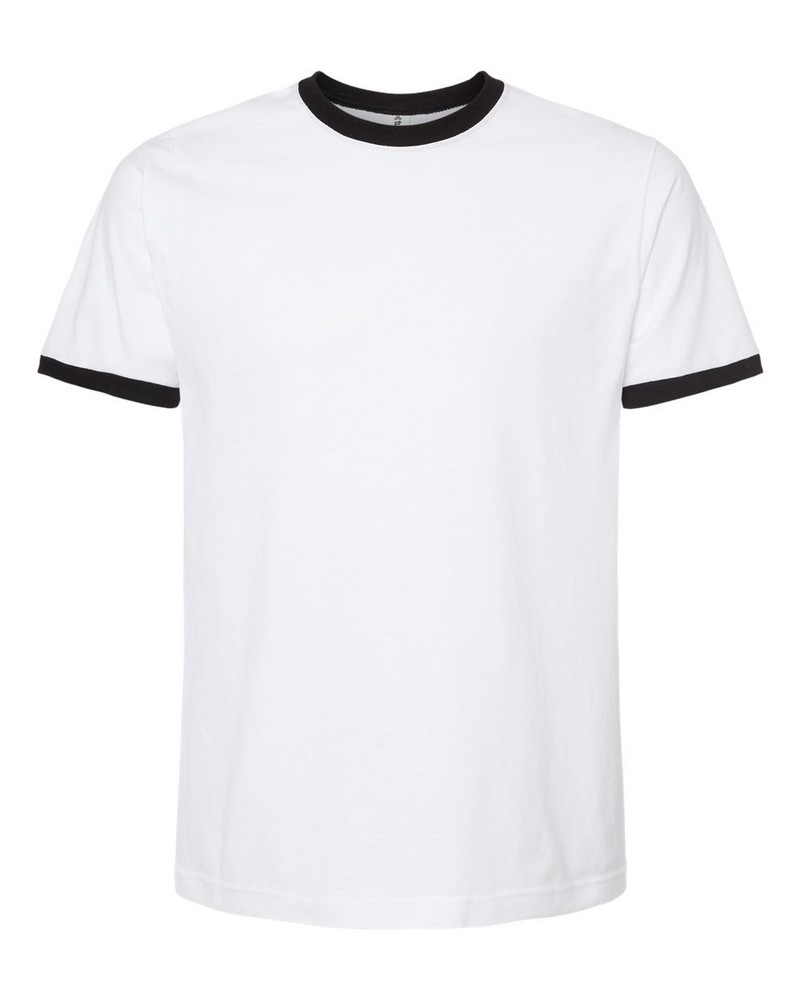 Custom-Printed Ringer Tees In Colours – Soft and Lightweight Cotton Fabric