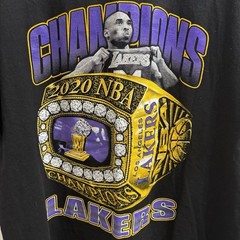 Lakers basketball t shirt Mens XLarge Suna Tag 2020 Champions NBA Graphic Tee