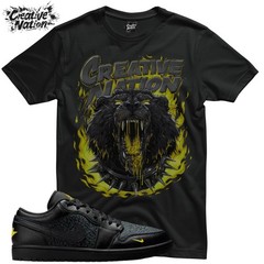 Shirt To Match 1 Low Black Elephant Print Unisex Tee Sneaker Shirt Bear Shirt