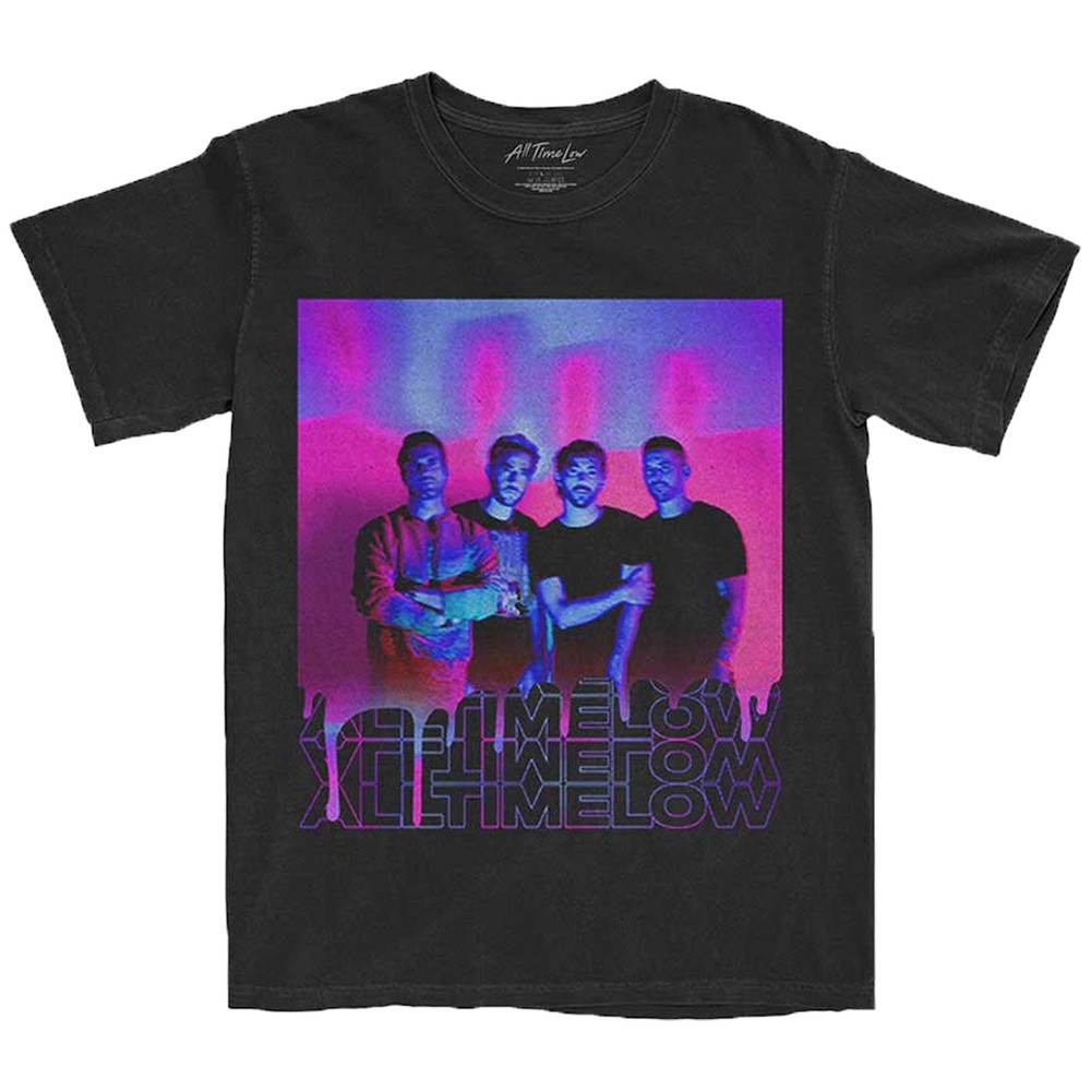 Men’s All Time Low Blurry Monster T-shirt Medium Black