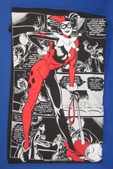 Harley Quinn T-Shirt 2021 Black L New DC Comics Batman Hammer Panels Art Cotton