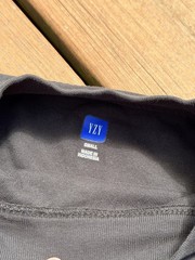 Yeezy Gap No Seam Oversized Double Layer T-shirt Black Small