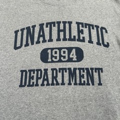 Brisco Brands T-Shirt Men’s Small Gray Unathletic Department Graphic Tee Crew