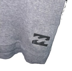 Billabong Men’s Ribbed Tank Top XL Gray 100% Cotton