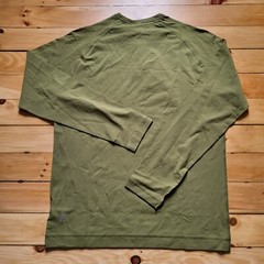 New Public Rec Henley Shirt Mens Medium Go To Slim Green Performance Stretch