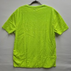 ASOS DESIGN Festival Co-ord Relaxed T-Shirt Neon Sequins Size XL Men’s NWT