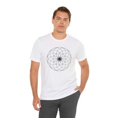 Lotus Of Life Sacred Geometry T-Shirt | Geometric Design Unisex Tee Shirt