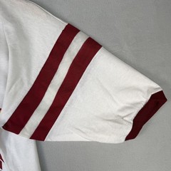 NOS 70s Boston College T Shirt XL Ringer Single Stitch USA Football Jersey VTG