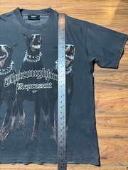 Represent Thoroughbred Doberman T Shirt Large Black Graphic Streetwear Tee