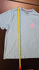 Chubbies Graphic Island T-Shirt Mens S Blue/Pink The Weekend Has Arrived