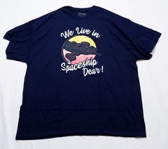 Loot Crate Unisex Adult’s Firefly Zoe Spaceship Quote T-Shirt EJ1 Navy Size 2XL