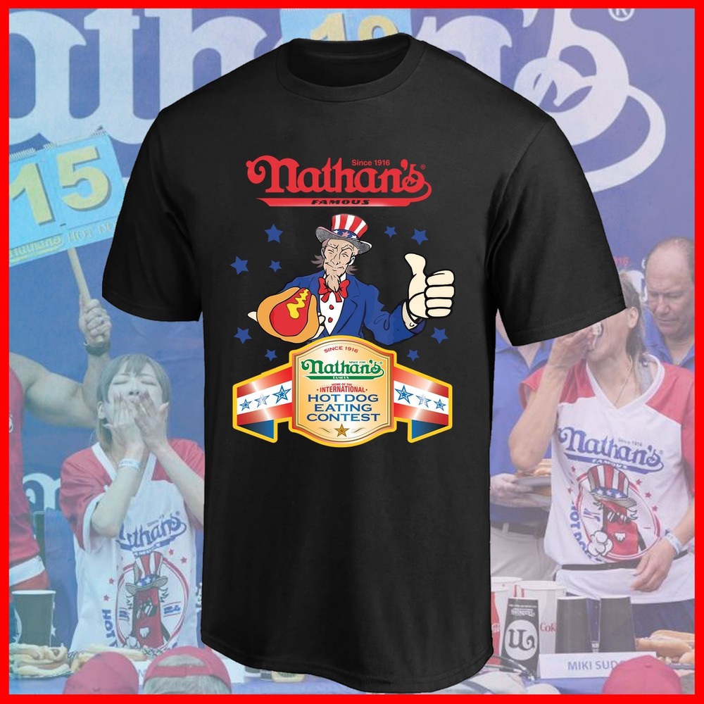 FREESHIP – HOT! Nathan’s Hot Dog Eating Contest Retro Shirt Gift For Fan S-5XL
