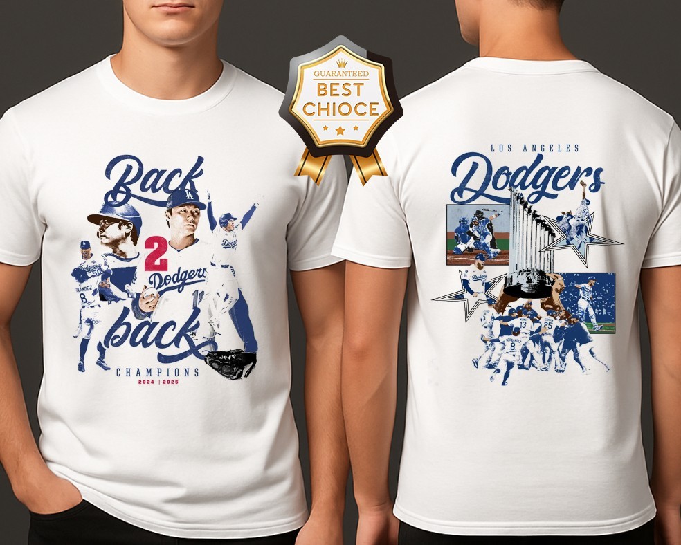Los Angeles Dodgers World Series Champions Tribute T-Shirt 2025 VC2386