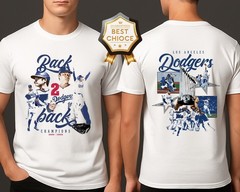 Los Angeles Dodgers World Series Champions Tribute T-Shirt 2025 VC2386