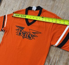 Vintage Late 90s Bats Softball Ringer Tshirt Augusta Tag Mens Size Medium