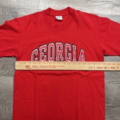 Vintage 1987 Georgia Bulldogs Stedman Single Stitch Shirt Ted Size Medium