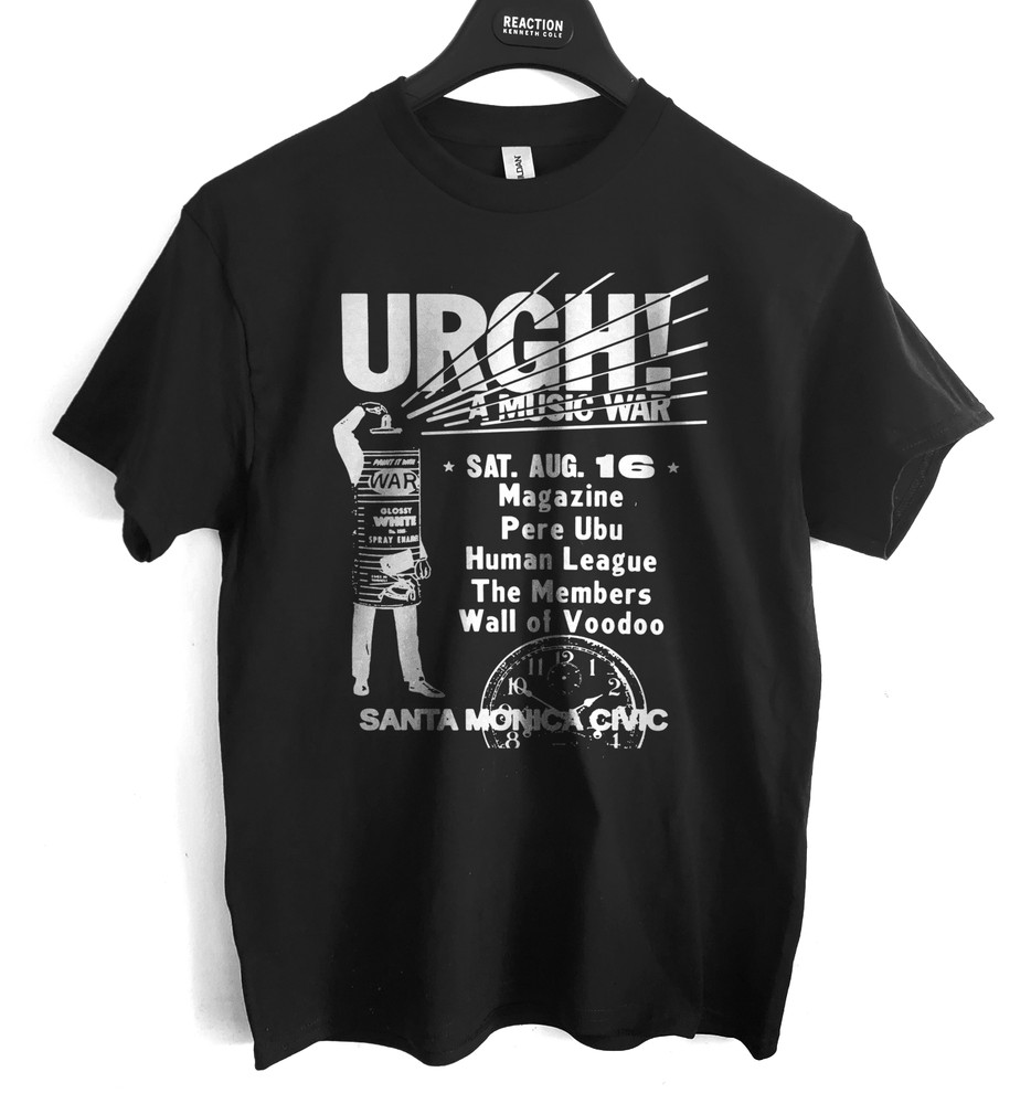 Urgh! a music war t shirt xtc pere ubu human league