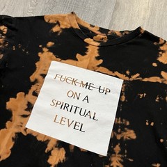 Alison Wonderland FMUOASL Bleach Dyed EDM Concert Merch T Shirt Size M