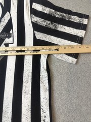 Beetlejuice All Over Print Tee Size XL Striped NWOT Warner Bros