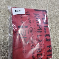 Vintage Polo Ralph Lauren Shirt Men Large 90s Y2K Spellout Red Single Stitch