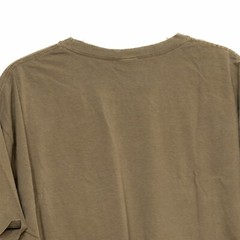 Authentic Pigment Mens Brown T-Shirt Pocket Short Sleeve Round Neck Size XL