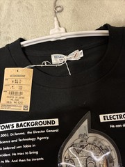 Rare Tezuka Osamu Original Astro Boy Atom 3D PVC Graphic T-Shirt NWT Japan M