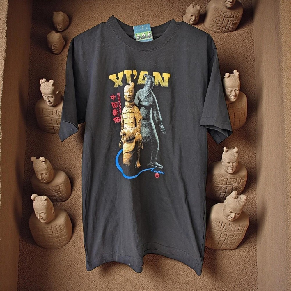 New Pandak China Terracotta Warriors XI’AN dynasty streetwear T-shirt L nwt