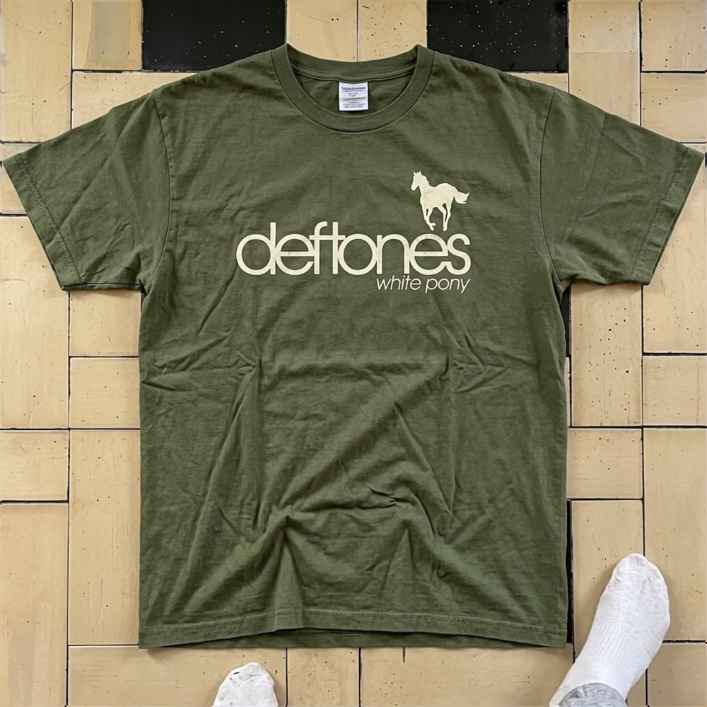 Deftones “White Pony” Olive Green T-Shirt