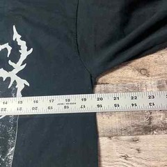 Cabal Shirt Medium Black Nothingness In The Void I Am Blessed Death Core Metal
