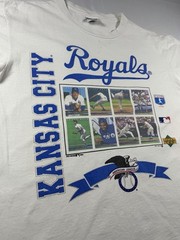 1994 Kansas City Royals Upper Deck American League Graphic T-Shirt 90s MLB