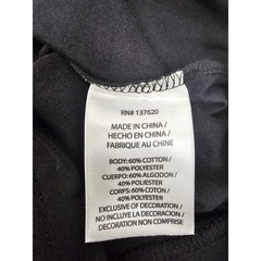 Magnatek Cool Wear Mens V-Neck T-Shirt Black XL MT1002T Cotton Blend